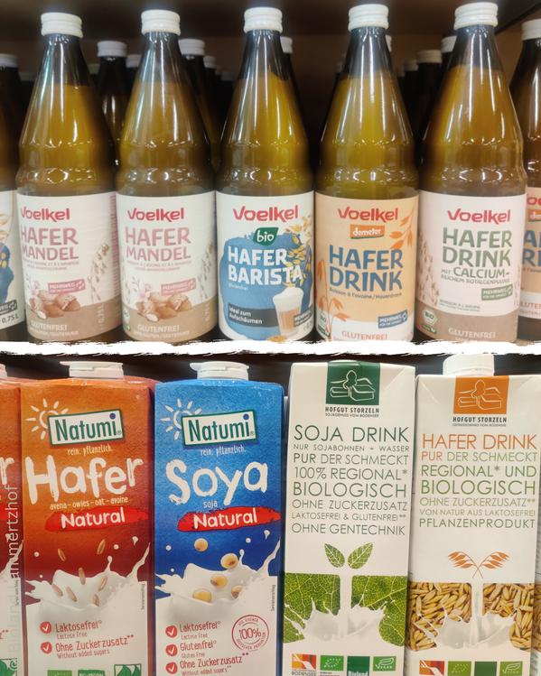 Sojadrink, Haferdrink, Milchalternativen