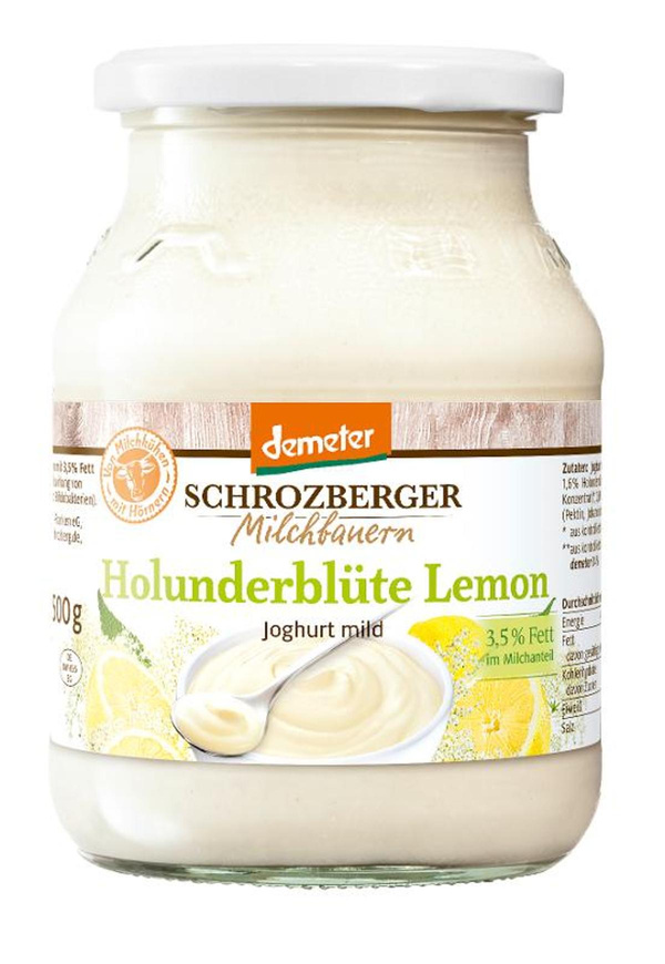 Produktfoto zu Joghurt Holunderblüte-Lemon---