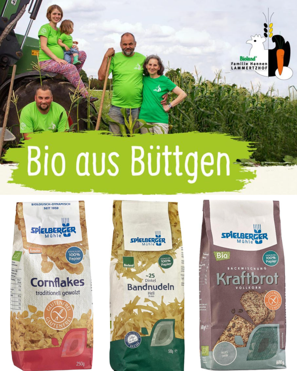 Familie Hannen und Produkte von Spielberger Mühle