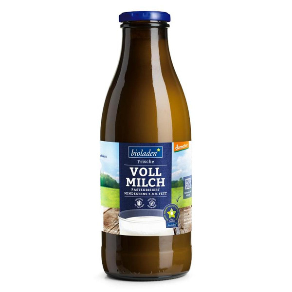 Produktfoto zu Vollmilch Demeter 1 l