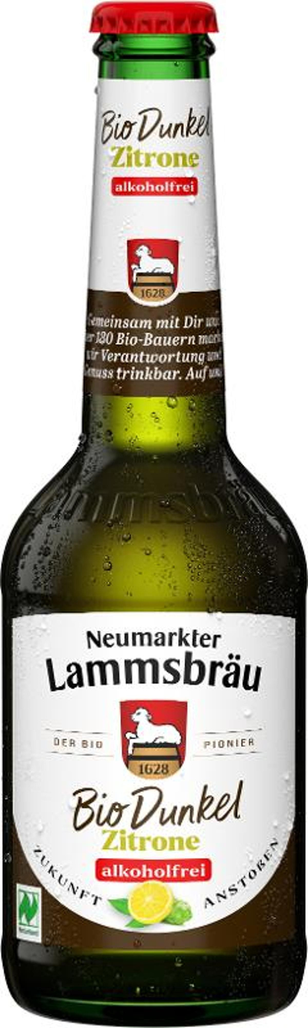 Produktfoto zu Lammsbräu Dunkel Pure Zitrone alkoholfrei, Mhd. 3_25