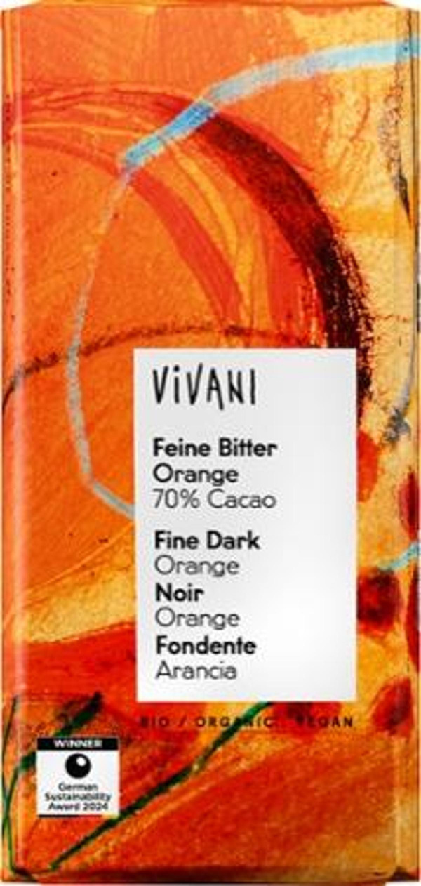 Produktfoto zu Schoko Feine Bitter Orange---