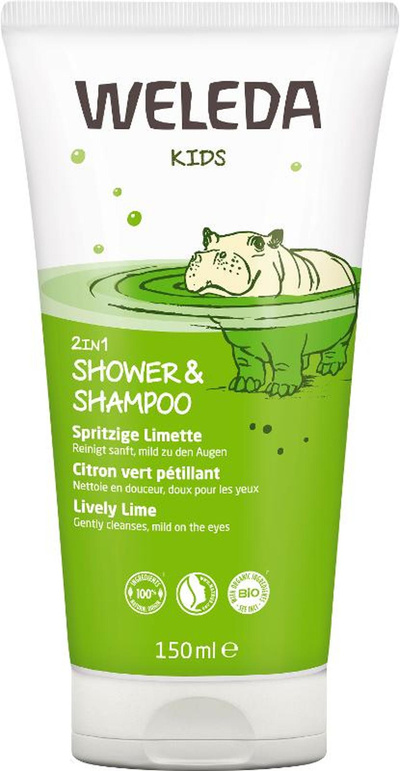 Produktfoto zu Kids 2in1 Shower & Shampoo Lim