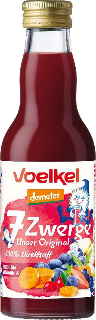 Produktfoto zu 7-Zwerge-Saft 0,2l