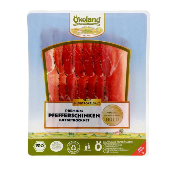 Produktfoto zu Pfefferschinken Bio-Premium SB
