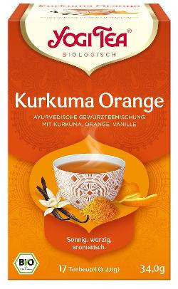 Produktfoto zu Yogi Tee Kurkuma Orange TB