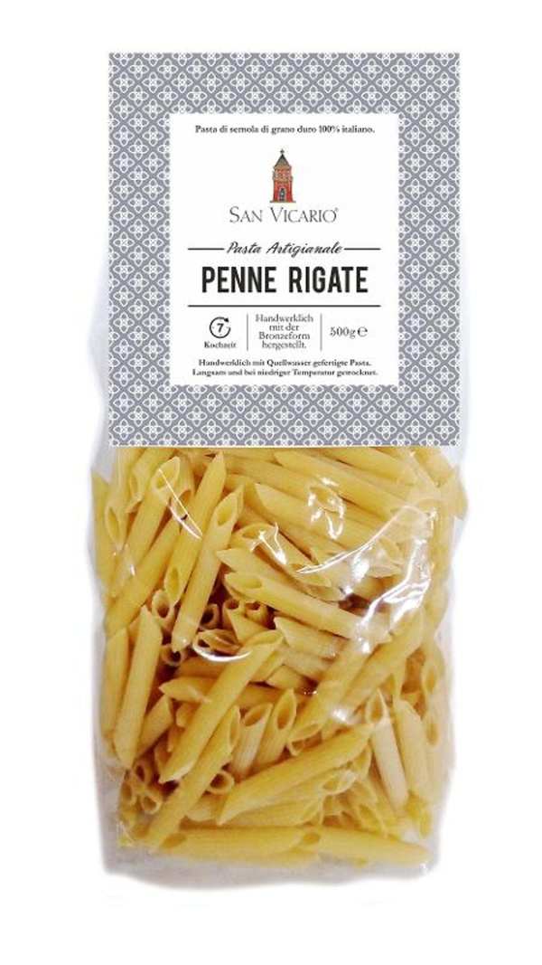 Produktfoto zu Pasta Penne rigate artigianali