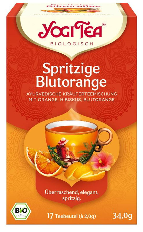 Produktfoto zu Spritzige Blutorange Yogi Tea©