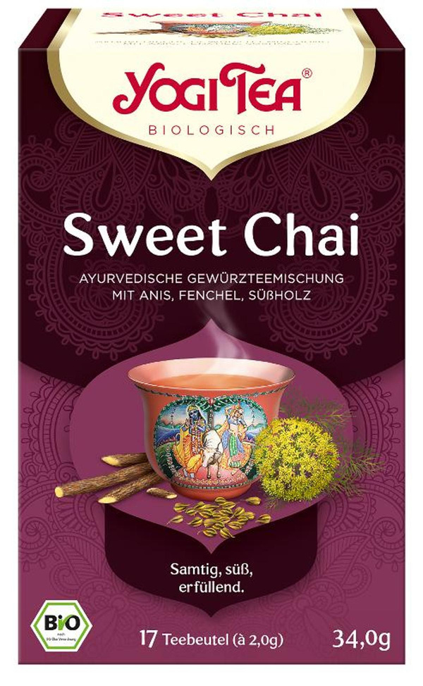Produktfoto zu Yogi Tee Sweet Chai TB---