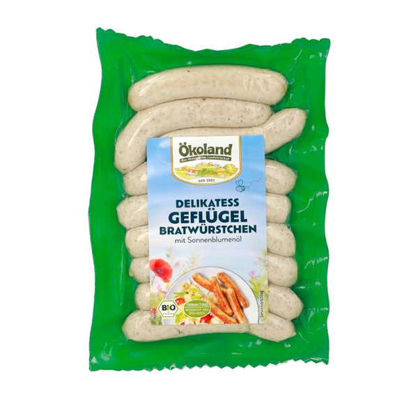 Produktfoto zu Geflügel Bratwürstchen 9 Stck.