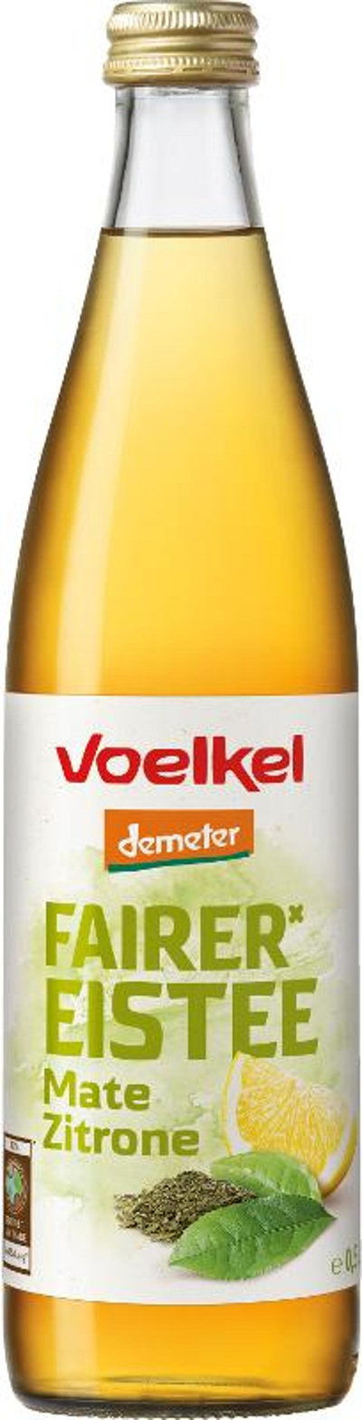Produktfoto zu Eistee mit Mate und Zitrone