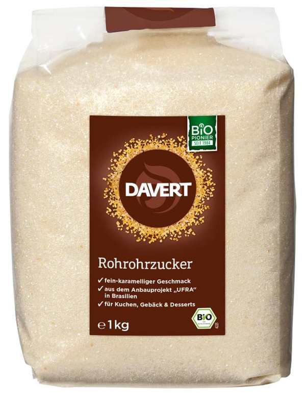 Produktfoto zu Rohrohrzucker 1 Kg
