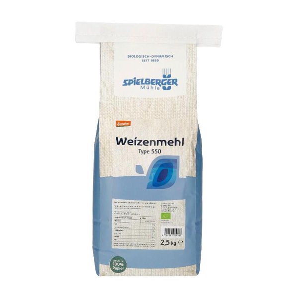 Produktfoto zu Weizenmehl 550 2,5 kg