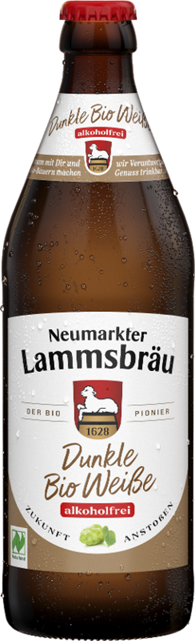 Produktfoto zu Lammsbräu Dunkle Weisse alkfre
