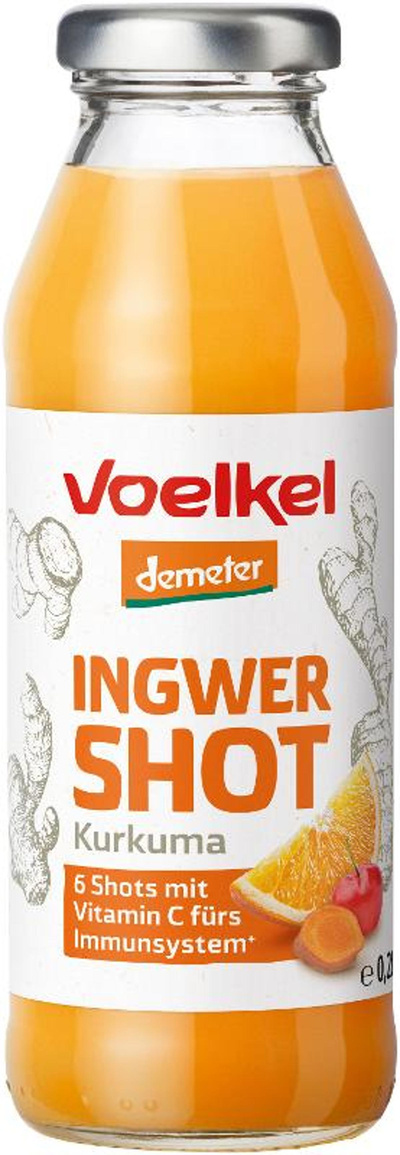 Produktfoto zu Shot Ingwer & Kurkuma EINWEG