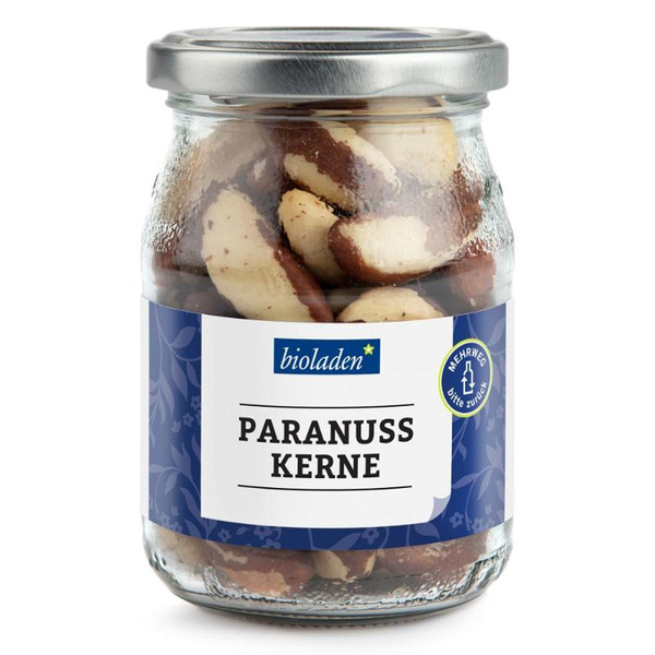 Produktfoto zu b*Paranuss Kerne, bioladen, Mehrweg, Pfandglas bitte zurückgeben