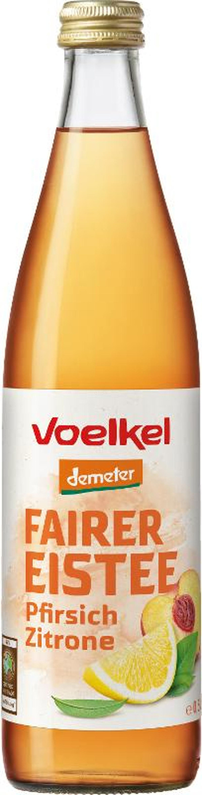 Produktfoto zu Eistee Pfirsich Zitrone
