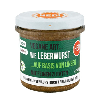 Produktfoto zu Vegane Art Leberwurst aus Linsen