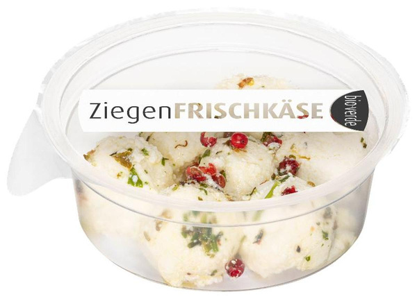 Produktfoto zu Ziegen Frischkäsekugeln mit Kräutern 70 g