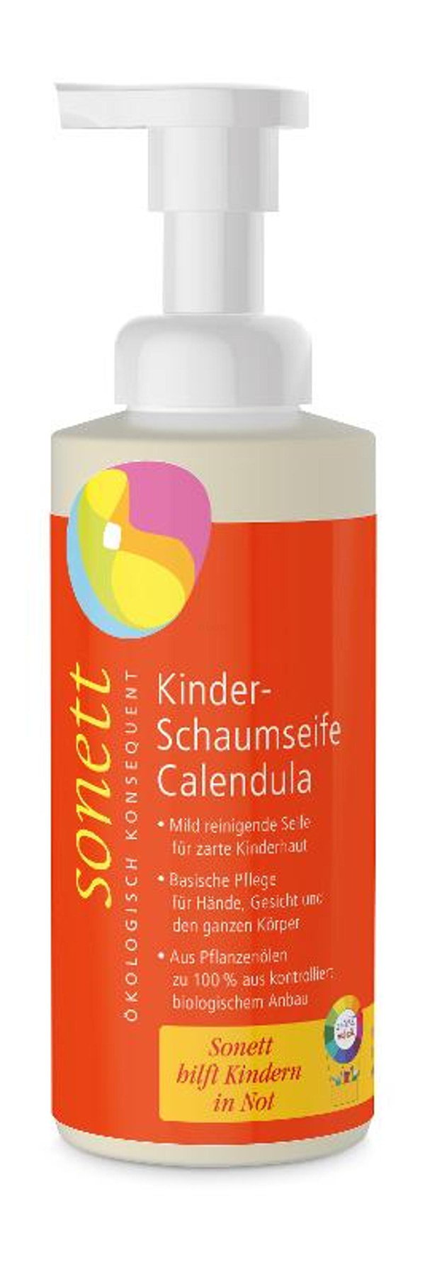 Produktfoto zu Kinder Schaumseife Calendula, inkl. 20 ct Spende ->Kinder in Not