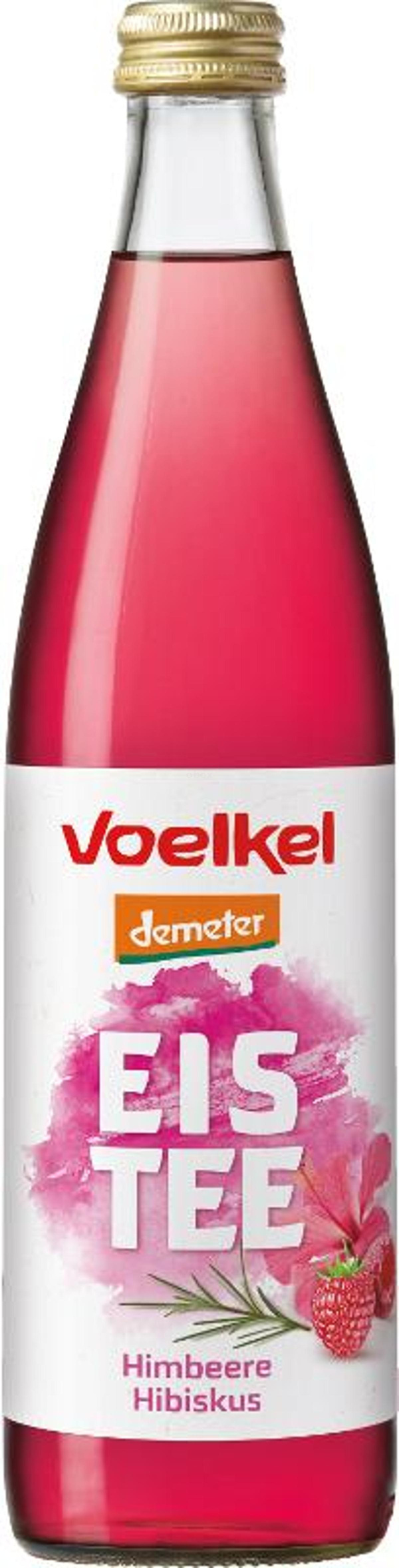 Produktfoto zu Eistee mit Himbeere Hibiskus