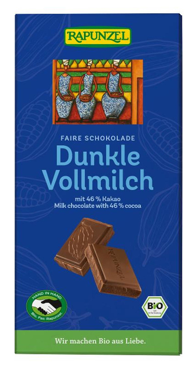 Produktfoto zu Vollmilch Schokolade 46% Kakao