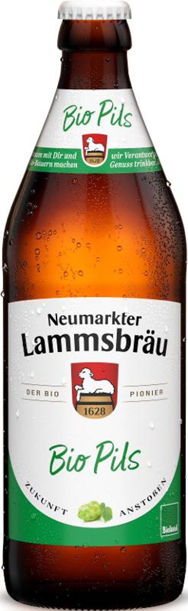 Produktfoto zu Lammsbräu Pilsener 0,5l KASTEN